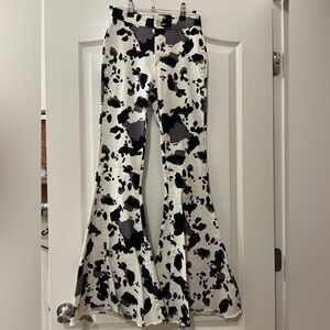 Altar'd State Black and White Bell Bottoms